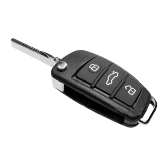Carcasa de la llave de tres botones Audi A3